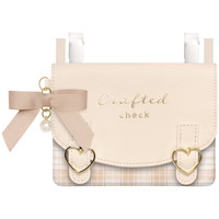 #クラックス 身辺雑貨 ポシェットポケット  ベージュチェック 136241