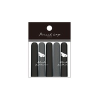 #クラックス 筆記関連小物 カラーパターン鉛筆キャップ  ブラックパターン 136661