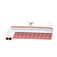 #クラックス 収納用品 チェックペンケース  チェリーチェック 137014