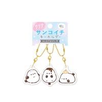 #クラックス 身辺雑貨 クリアサンコイチキーホルダー  スイートナエナガ 137271