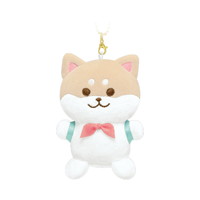 #クラックス  おでかけたいシバぬいぐるみキーホルダー  サクラ 137604