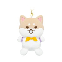 #クラックス  おでかけたいシバぬいぐるみキーホルダー  オチャ 137606