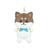 #クラックス  おでかけたいシバぬいぐるみキーホルダー  ダルマ 137607