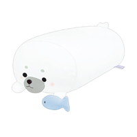 #クラックス 生活雑貨 アニマルクールクッション  アザラシ 137655