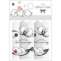 #クラックス 筆記関連小物 チンマリシマエナガ鉛筆キャップ  リボン 138146