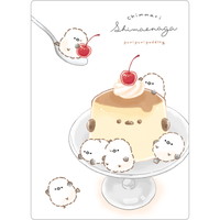 #クラックス 筆記関連小物 チンマリシマエナガ下敷  プリン 138154