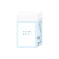 #クラックス 筆記関連小物 PLAINCOLORまとまるくん消しゴム  ニュアンスブルー 138577