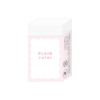 #クラックス 筆記関連小物 PLAINCOLORまとまるくん消しゴム  ニュアンスピンク 138578