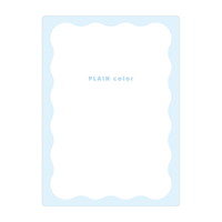 #クラックス 筆記関連小物 PLAINCOLOR下敷き  ニュアンスブルー 138597