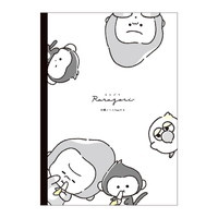 #クラックス ノート ララゴリペタンコ方眼ノート  マッタリ 138627