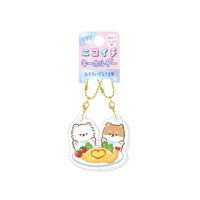#クラックス 身辺雑貨 クリアニコイチキーホルダー  ゴチソウワンコ 138674