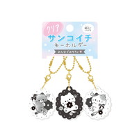 #クラックス 身辺雑貨 クリアサンコイチキーホルダー  アレコレコレクト／ネコ 138837