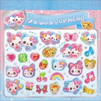 #クラックス メモ帳 うるちゅるスクエアメモ  マジカルミューチャン 139076