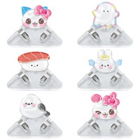 #クラックス 事務小物 ウルチュルシークレットクリップ  ミックス 139079