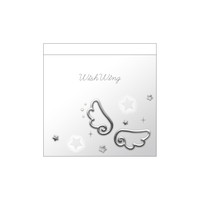 #クラックス メモ帳 メタリックライクスクエアメモ  ウィッシュウィング 139185