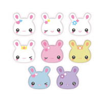 #クラックス 身辺雑貨 トレーディングプチスクイイーズ  フワフワラビチャン 139206