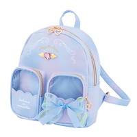 #クラックス 身辺雑貨 ジュニア合皮ミニリュック  ブルー･ニコポケ 139505