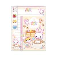 #クラックス レタ－ フワフワらびちゃんうるちゅるレター ＰＯＰシール付 ミックス 142492