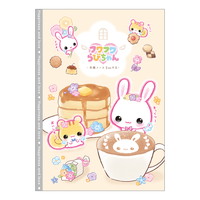 #クラックス ノート フワフワらびちゃん方眼ノート  オハナカフェ 142493