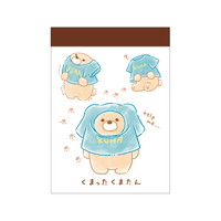 #クラックス メモ帳 ミニメモ  クマッタクマタン 143292