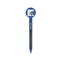 #エポックケミカル シャープペン ロケット付きシャープペン　丸　 シャープ替え芯0.5ｍｍ ブルー 415-280