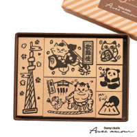 #サンビー 印章用品 ご当地スタンプセット  東京2 GOT-03