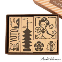 #サンビー 印章用品 ご当地スタンプセット  京都1 GOT-04