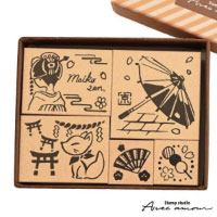#サンビー 印章用品 ご当地スタンプセット  京都2 GOT-05