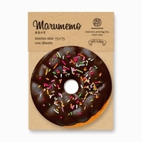 #マルモ印刷 メモ帳 まるメモ  チョコドーナツ MRM-CD