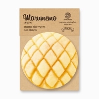 #マルモ印刷 メモ帳 まるメモ  メロンパン MRM-ME