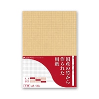 #研恒社 ノートリフィル 国産の竹から作られた用紙 A5 方眼罫 PPA5-30H12