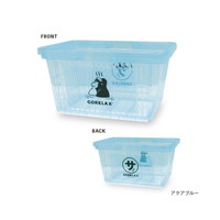 #パインクリエイト 生活雑貨 まもるさんのカゴ  アクアブルー 24P45308