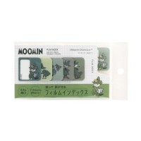#ワールドクラフト(国内販売のみ） インデックス ムーミンフィルムインデックスシール 25枚入 スナフキン MOID-103