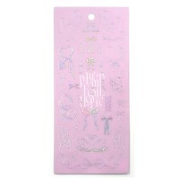 #ワールドクラフト シール PlumpFoilシール 1sheet Tokimeki･ribbon PFSE-004