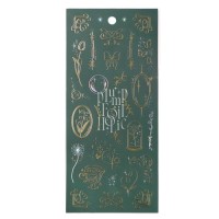 #ワールドクラフト シール PlumpFoilシール 1sheet Fairy･garden PFSE-005