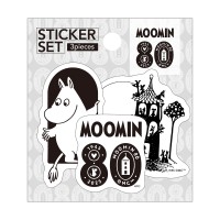 #ワールドクラフト(国内販売のみ） ステッカー ムーミンステッカーセット ステッカー3枚入り MOOMIN８０TH MOSC-S539