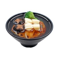 #ワールドクラフト 事務小物 食品サンプルどんぶりマグネット  イカ＆椎茸麺 DON-MA008