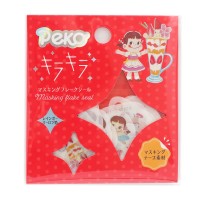 #ワールドクラフト(国内販売のみ） シール Pekoキラキラマスキングフレークシール 10柄×各3枚 Sweets buffet FJFS-001