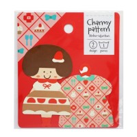 #ワールドクラフト(国内販売のみ） シール mizutama Charmy patternステッカーセット　  ショートケーキちゃん MZ-SE-001