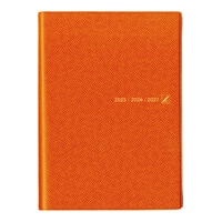 #佐々木印刷 手帳 ３年手帳B6 2025年版  B6 オレンジ B625O