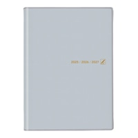#佐々木印刷 手帳 ３年手帳B6 2025年版  B6 ライトグレー B625LG