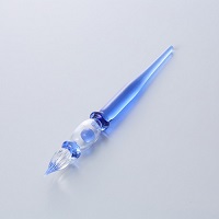 #ガルフストリーム ガラスペン 武蔵野びいどろ ガラスペン 木箱入り 長瀞 ブルー GLF-MB-04
