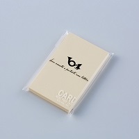 #ガルフストリーム ミニカード ミニフリ－カ－ド（４０枚入） 名刺サイズ アイボリ－ PRN-MN-05