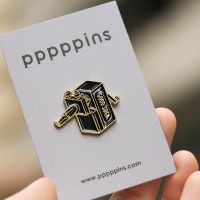 #moments(国内販売のみ・モールサイトでの販売不可） ピンズ ピンズ（pppppins） 受け部分凹：ラバー Q GOOD IDEA/BLACK PPP001-Q