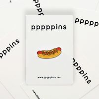 #moments(国内販売のみ・モールサイトでの販売不可） ピンズ ピンズ（pppppins） 受け部分凹：ラバー G HOT DOG PPP002-G
