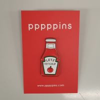 #moments(国内販売のみ・モールサイトでの販売不可） ピンズ ピンズ（pppppins） 受け部分凹：ラバー W Letz Ketchup PPP002-W