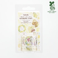 #bande ロールステッカー flowers in my bag  菜の花咲くおさんほ?好きのハ?ック? BDA803