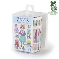 #bande シール マスキングロールステッカー  きせかえねこの女子会･kalo BDA833