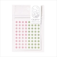 #いろは出版 シール Quarry tiny stone seal 72片×3シート pink×green GQS-02