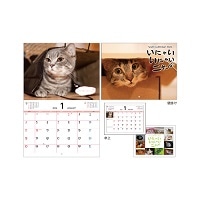 #komamono 季節商品 カレンダー2026 ウオール＆デスクカレンダー いにゃいいにゃいニャー KO635762